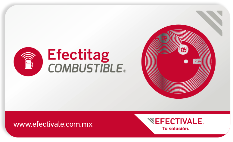 Efectitag Combustible es un Parámetro de Control extra</b> que funciona con una calcomanía que integra tecnología NFC (Near Field Communication) a través de un chip diseñado para colocarse en el parabrisas dentro
                        de la cabina de la unidad.